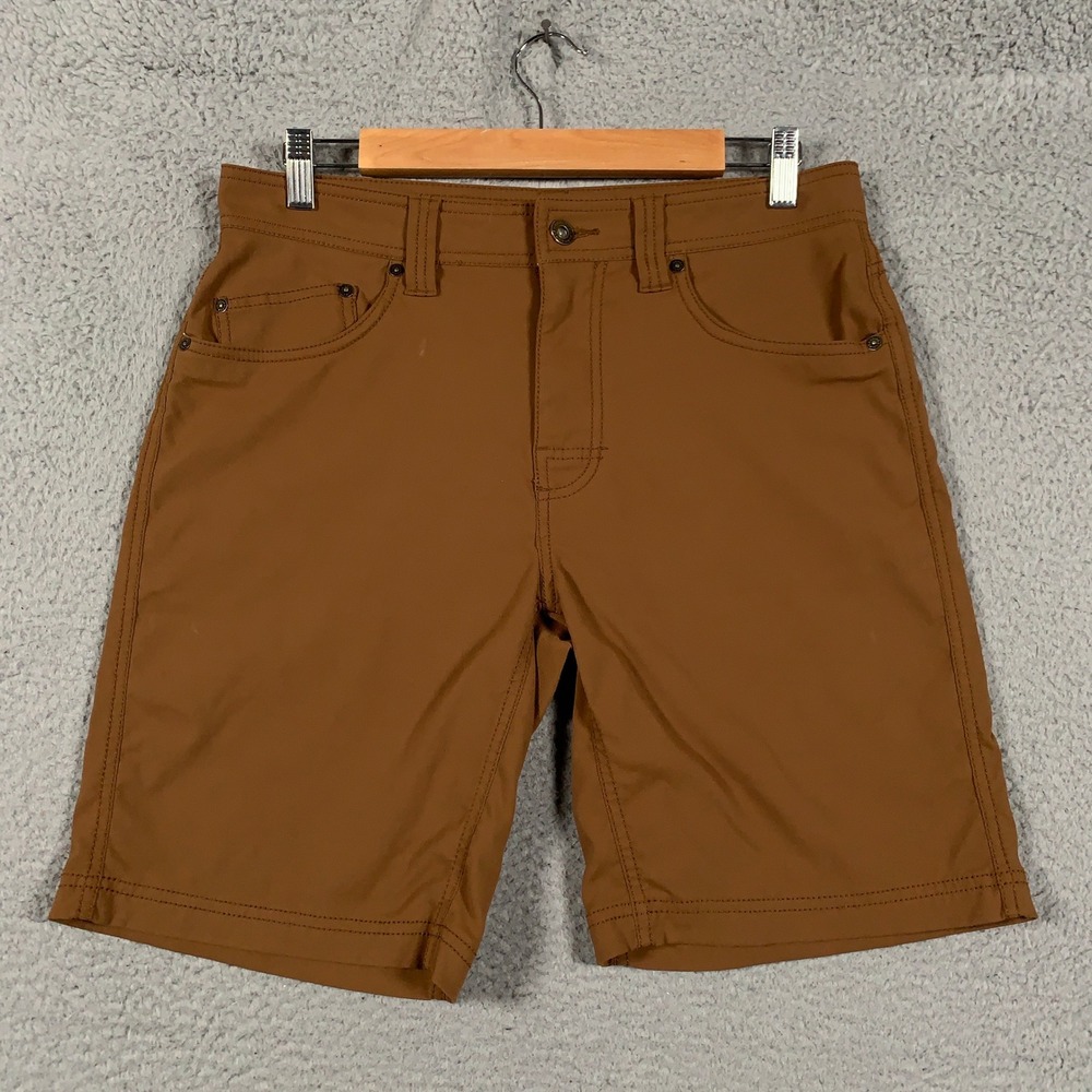 Prana Brion Shorts Men's 30 Brown Hiking Outdoor Stretch Active Zion Gorpcore
